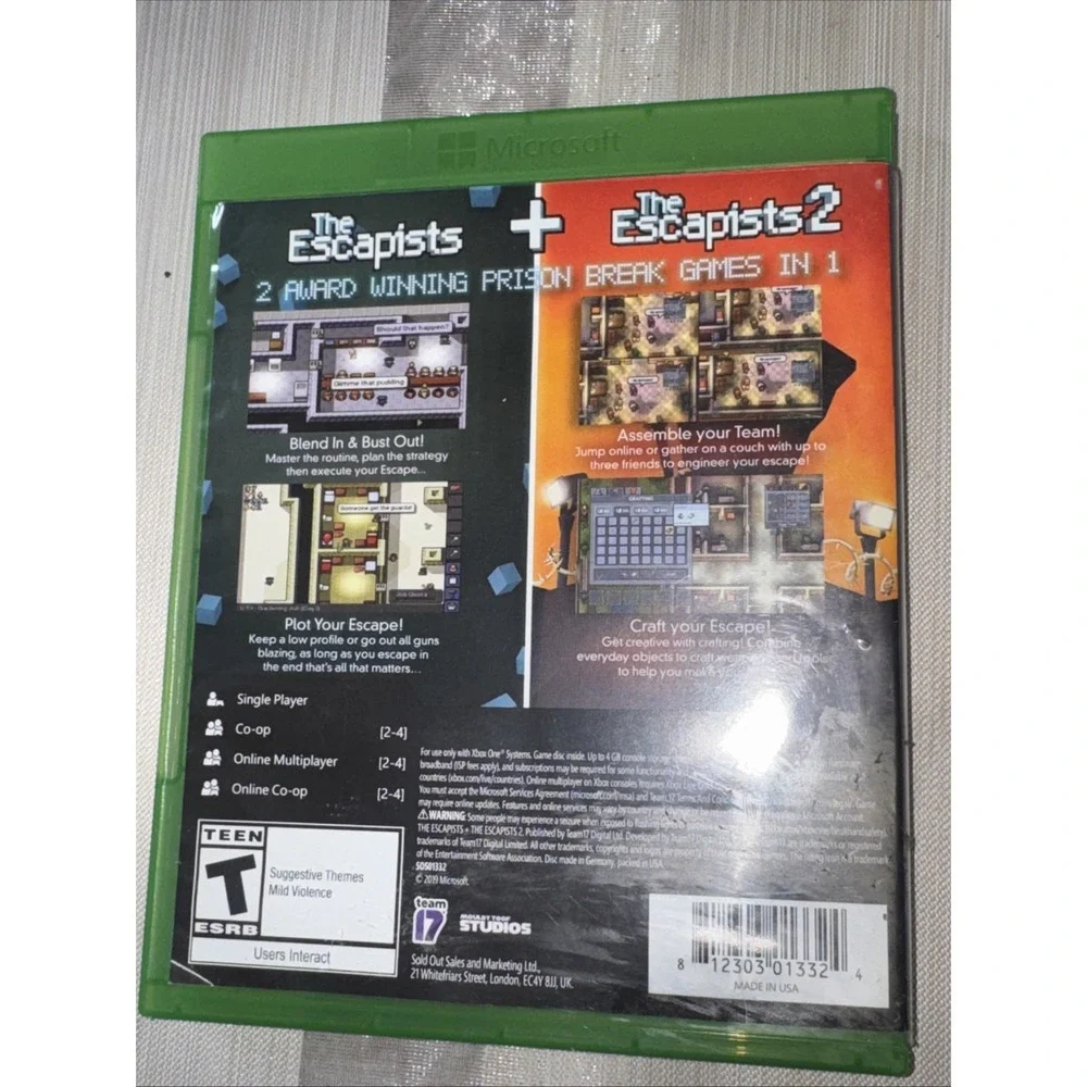 The Escapists + The Escapists 2 (Microsoft Xbox One, 2019)
